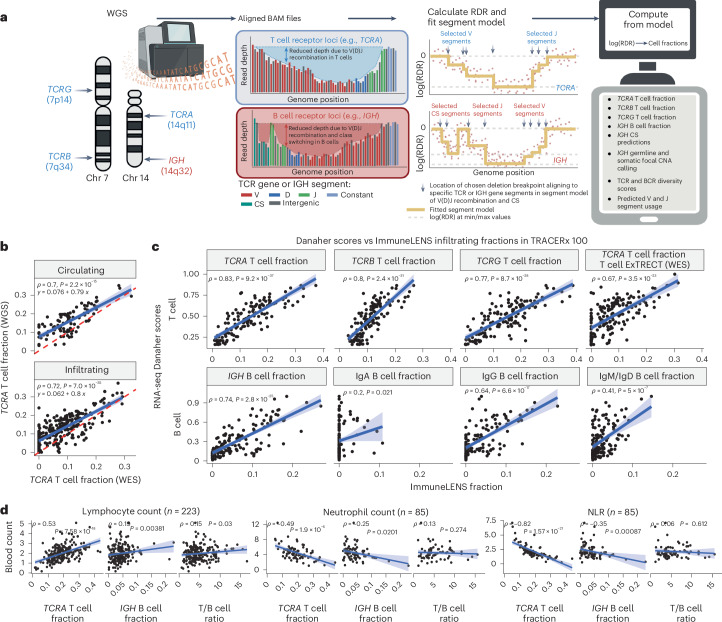 IF31.7|ImmuneLENS:从WGS数据解析衰老与癌症中的全身免疫失调(原文图,详见文章页署名)
